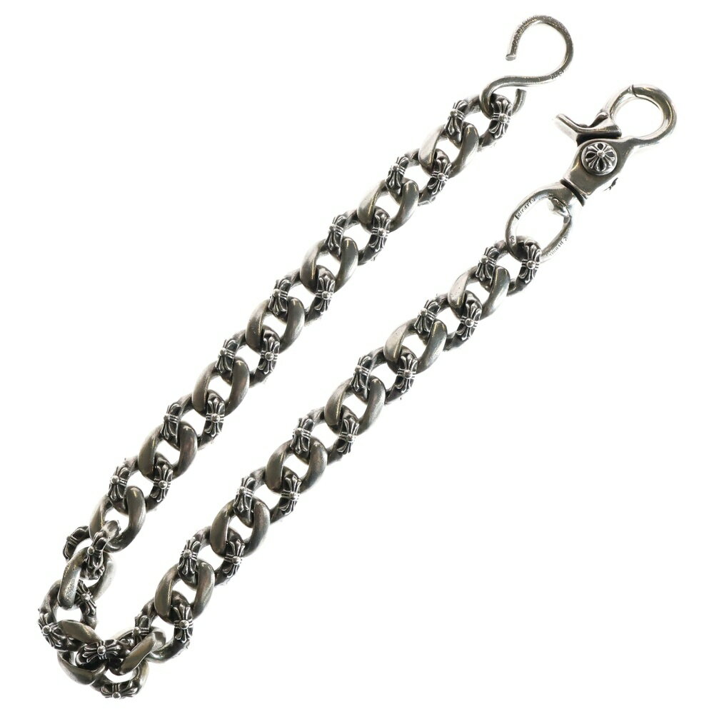 CHROME HEARTS(クロムハーツ) FANCY LONG-S/1クリップロングファンシー ウォレットチェーン シルバー BCA074【中古】【程度B】【カラーシルバー】【取扱店舗OneStyle原宿店】