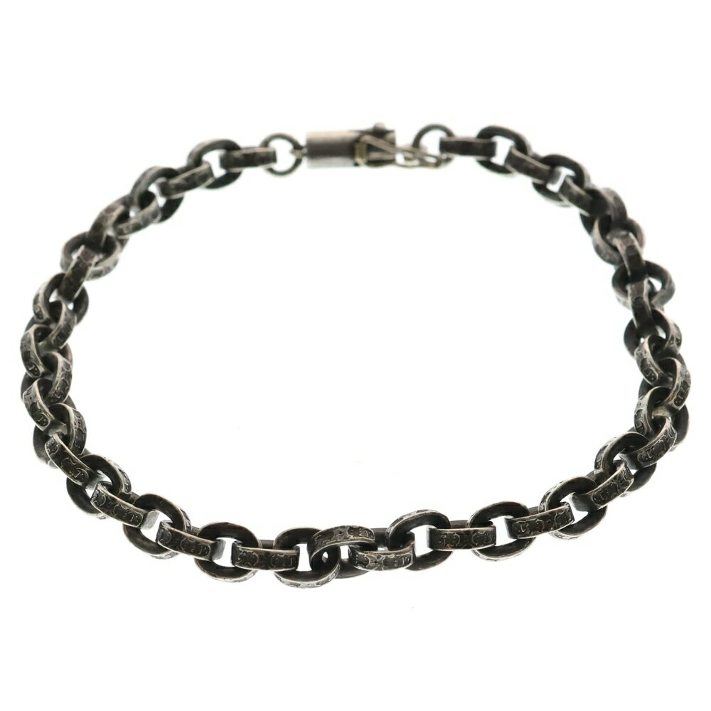 CHROME HEARTS(クロムハーツ) サイズ:7inch PAPER CHAIN ペーパーチェーン ブレスレット シルバー BCA178【中古】【程度B】【カラーシルバー】【取扱店舗渋谷】