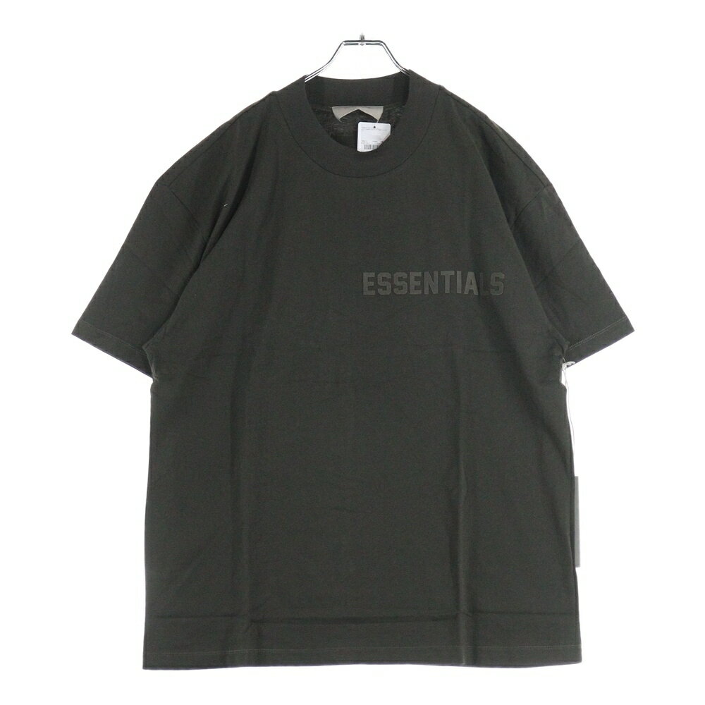 FEAR OF GOD ESSENTIALS(フィアオブゴッド エッセンシャルズ) サイズ:L S/S T-SHIRT フェルトロゴ 半袖Tシャツ グレー【新古品/中古】【程度S】【カラーグレー】【取扱店舗BRING梅田茶屋町店】