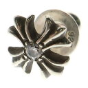 CHROME HEARTS(クロムハーツ) No2 CH PLS DIA CHプラス 1ダイヤ スタッドピアス シルバー BCA388【中古】【程度B】【カラーシルバー】【取扱店舗BRING札幌店】