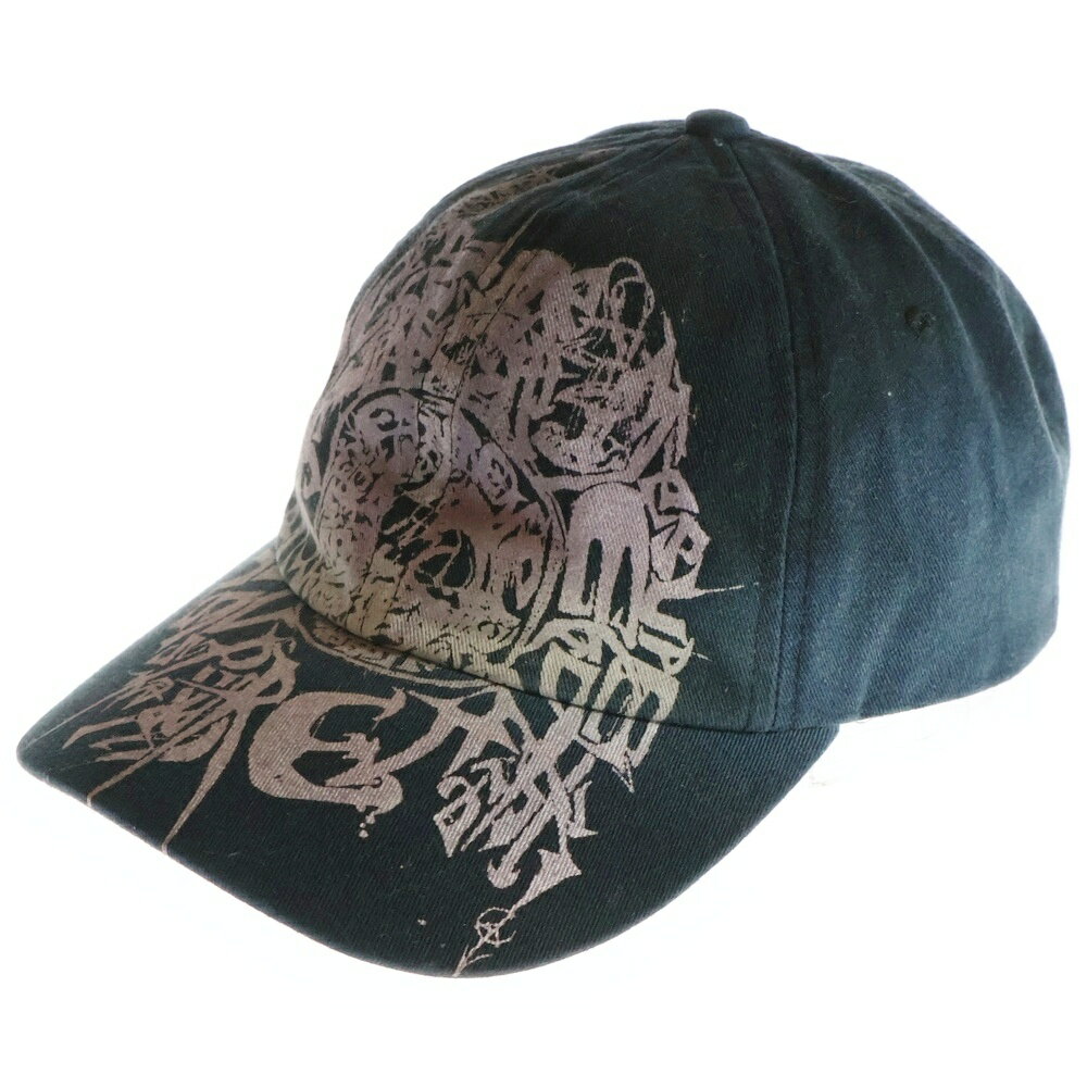 SUPREME(シュプリーム) 24AW Liberty 6-Panel グラフィックデザイン 6パネル ベースボールキャップ ネイビー【中古】【程度B】【カラ...
