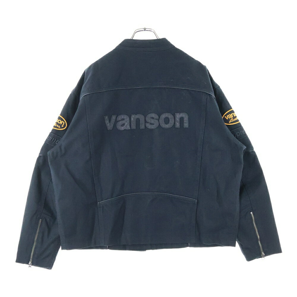SUPREME(シュプリーム) サイズ:XL 25SS ×Vanson Leathers Cordura Cotton Jacket バンソン レザー コーデュラ コットン ジャケット ブラック【新古品/中古】【程度S】【カラーブラック】【取扱店舗BRING札幌店】