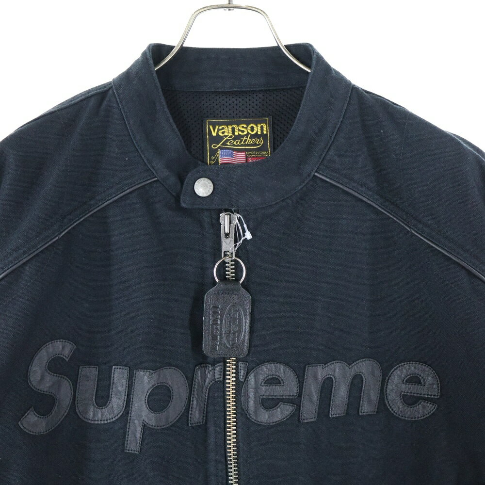 SUPREME(シュプリーム) サイズ:XL 25SS ×Vanson Leathers Cordura Cotton Jacket バンソン レザー コーデュラ コットン ジャケット ブラック【新古品/中古】【程度S】【カラーブラック】【取扱店舗BRING札幌店】