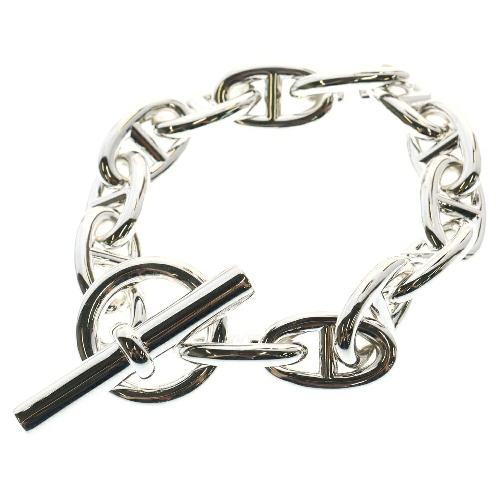 HERMES(エルメス) サイズ:13LINK Chaine d'Ancre TGM シェーヌダンクル 13コマ チェーンブレスレット シルバー【新古品/中古】【程度S】【カラーシルバー】【取扱店舗新宿】