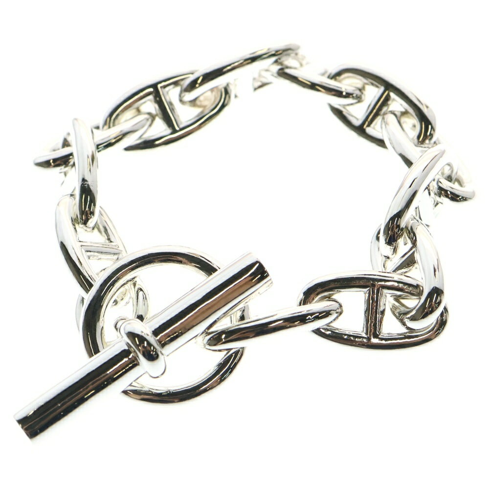 HERMES(エルメス) サイズ:12LINK Chaine d'Ancre GM シェーヌダンクル 12コマ チェーンブレスレット シルバー【新古品/中古】【程度S】【カラーシルバー】【取扱店舗BRING仙台店】