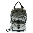 PRADA(プラダ) ショルダー バッグ ボディバッグ シルバー PVC 2VZ013【中古】【程度B】【カラーシルバー】【オンライン限定商品】