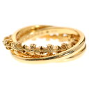 CHROME HEARTS(クロムハーツ) サイズ:リングケージ実寸約13号 22K TINY E CH PLUS BAND TRPL タイニーE CHプラス トリプルバンドリング ゴールド【中古】【程度A】【カラーゴールド】【取扱店舗BRING梅田茶屋町店】
