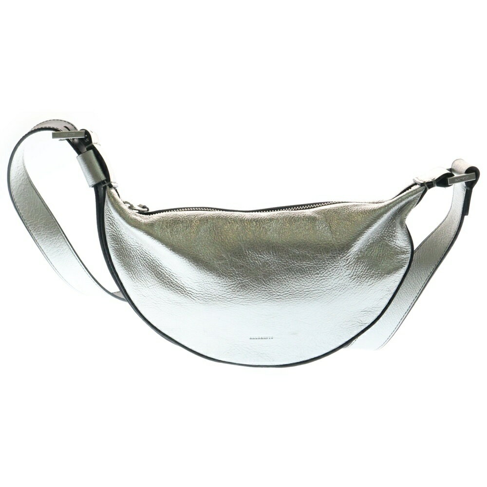 ALLSAINTS(オールセインツ) HARF MOON XBODY ハーフムーン ショルダーバッグ シルバー【中古】【程度B】【カラーシルバー】【オンライン限定商品】