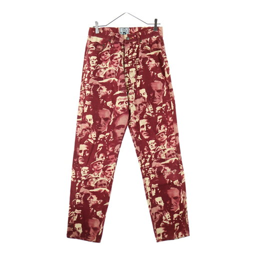 Jean Paul GAULTIER(ジャンポールゴルチエ) サイズ:30 GAULTIER JEAN'S フェイス総柄プリントパンツ レッド【中古】【程度B】【カラーレッド】【取扱店舗BRING福岡天神店】 Jean Paul GAULTIER(ジャンポールゴルチエ) サイズ:30 GAULTIER JEAN'S フェイス総柄プリントパンツ レッド【中古】【程度B】【カラーレッド】【取扱店舗BRING福岡天神店】