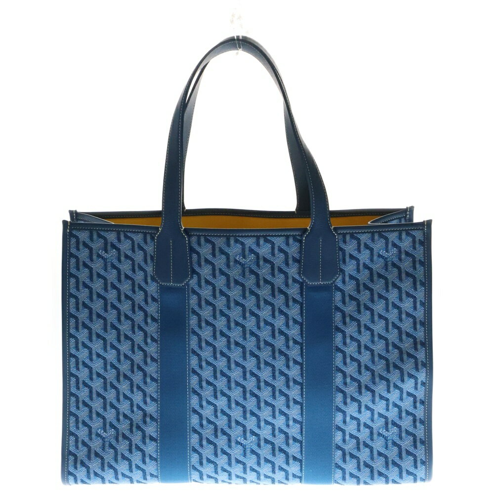 GOYARD(ゴヤール) ヴィレットMM 総柄 キャンバス レザー トートバッグ ブルー【新古品/中古】【程度S】【カラーブルー】【取扱店舗BRING梅田茶屋町店】