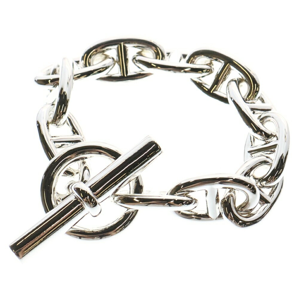 HERMES(エルメス) サイズ:11LINK Chaine d'Ancre TGM シェーヌダンクル TGM 11LINK チェーンブレスレット シルバー【新古品/中古】【程度S】【カラーシルバー】【取扱店舗BRING渋谷ANNEX店】