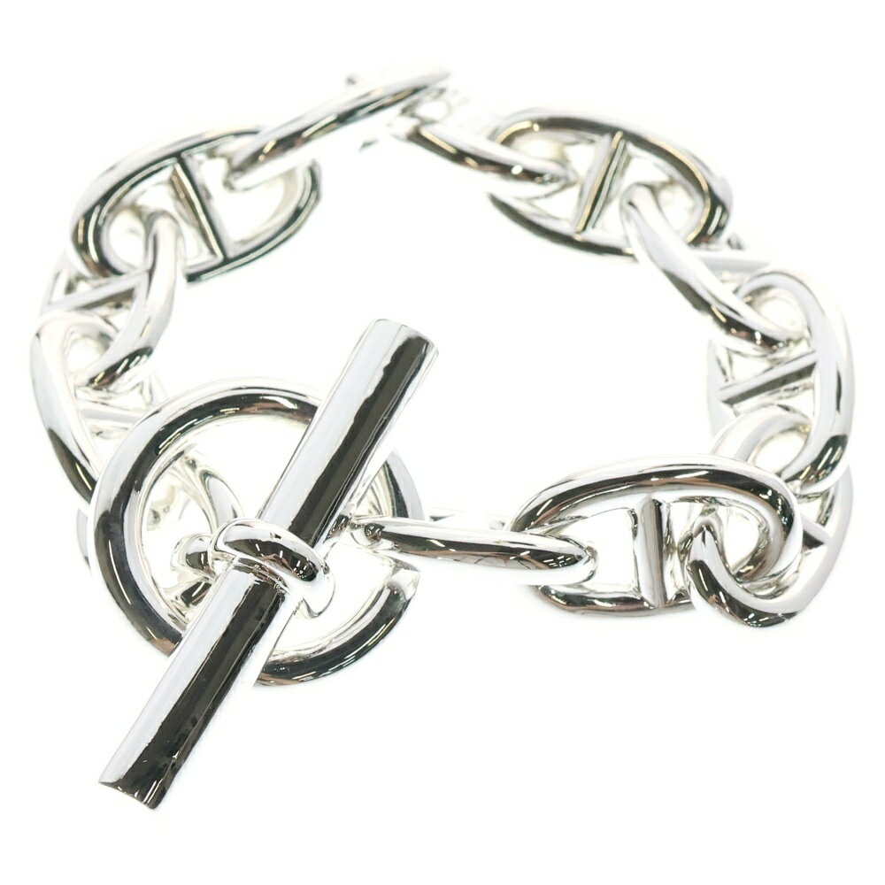 HERMES(エルメス) サイズ:11LINK Chaine d'Ancre TGM シェーヌダンクル TGM 11LINK チェーンブレスレット シルバー【新古品/中古】【程度S】【カラーシルバー】【取扱店舗BRING心斎橋店】