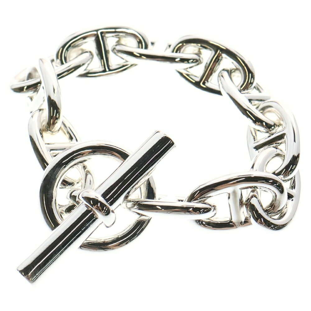 HERMES(エルメス) サイズ:11LINK Chaine d'Ancre TGM シェーヌダンクル TGM 11LINK チェーンブレスレット シルバー【新古品/中古】【程度S】【カラーシルバー】【取扱店舗BRING京都河原町店】