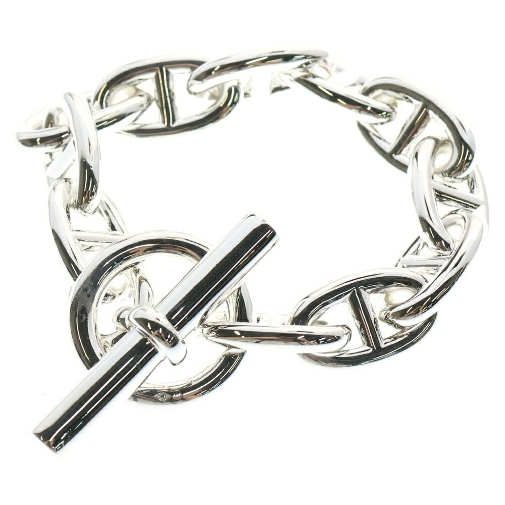 HERMES(エルメス) サイズ:11LINK Chaine d'Ancre TGM シェーヌダンクル TGM 11LINK チェーンブレスレット シルバー【新古品/中古】【程度S】【カラーシルバー】【取扱店舗BRING福岡天神店】