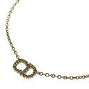 Christian Dior(クリスチャンディオール) サイズ:- CDロゴ ラインストーン ネックレス ペンダント ゴールド チェーン GP【中古】【程度A】【カラーゴールド】【取扱店舗BRING京都河原町店】(4)
