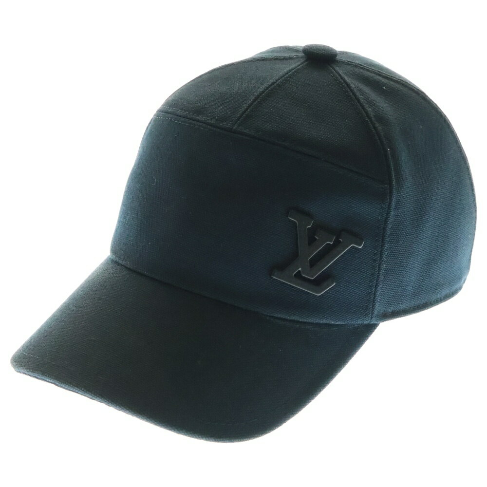 LOUIS VUITTON(ルイヴィトン) アエログラム LV ロゴ 帽子 キャップ M77125 ブラック【中古】【程度A】【カラーブラック】【取扱店舗BRI...