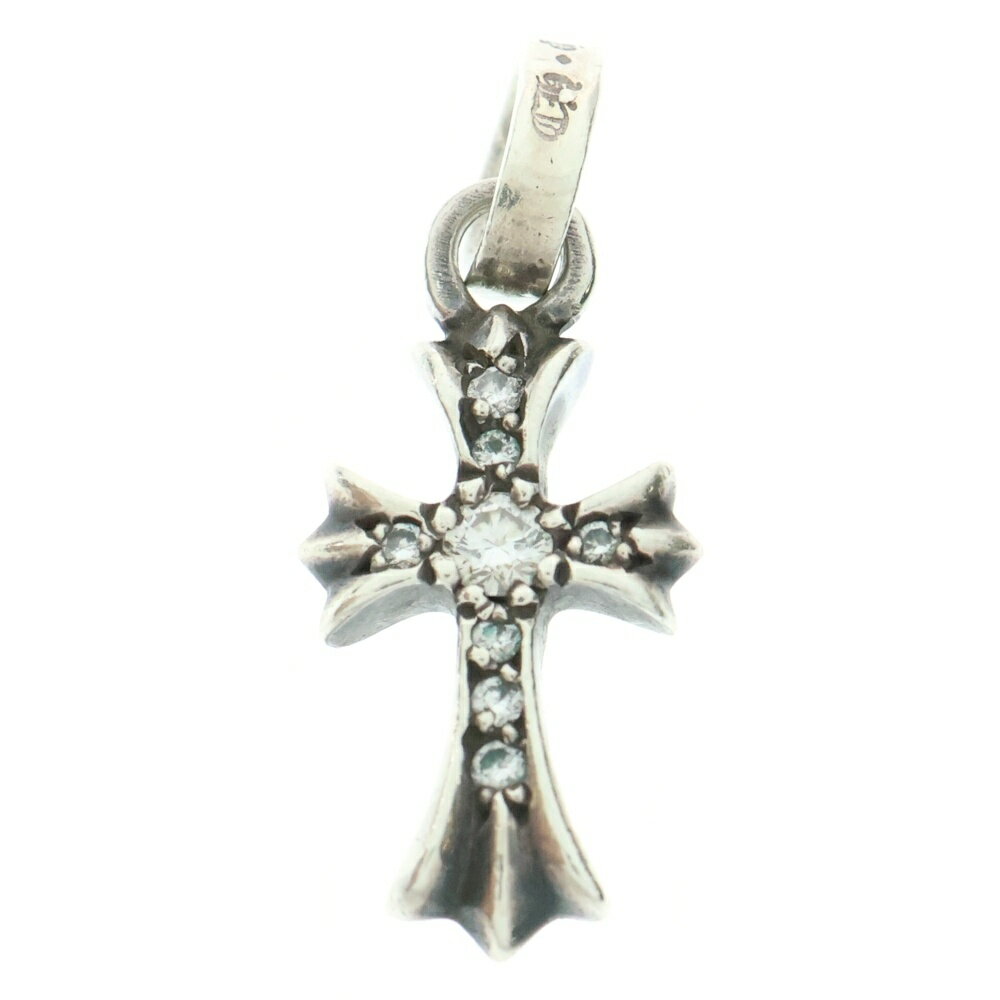 CHROME HEARTS(クロムハーツ) CRS BBYFAT P DMND ベイビーファット PAVEダイヤ ペンダントトップ シルバー BCA234【中古】【程度B】【カラーシルバー】【取扱店舗BRING心斎橋店】