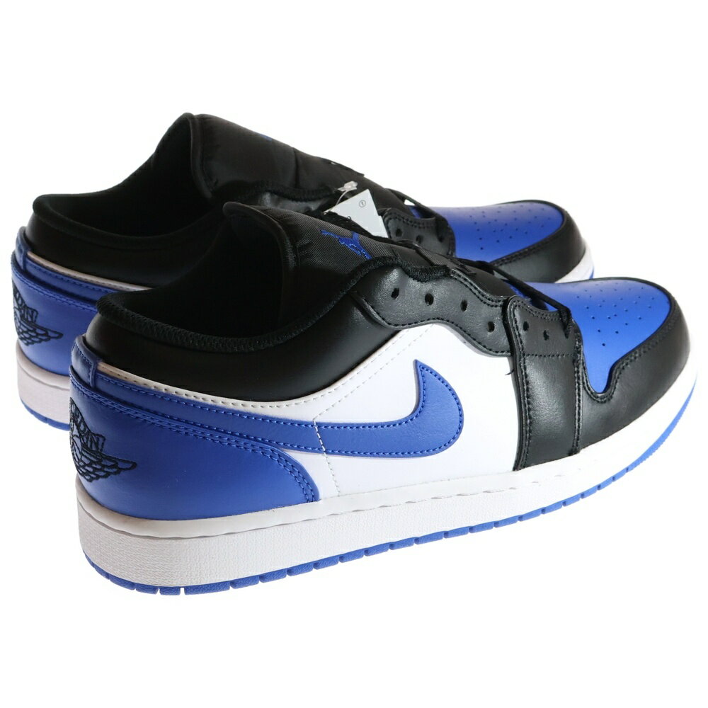NIKE(ナイキ) サイズ:28.0cm AIR JORDAN 1 LOW ROYAL TOE エアジョーダン1 ロイヤルトゥー ローカットスニーカー 553558-140 ブラック/ホワイト/ブルー US10/28.0cm【中古】【程度A】【カラーブルー】【オンライン限定商品】