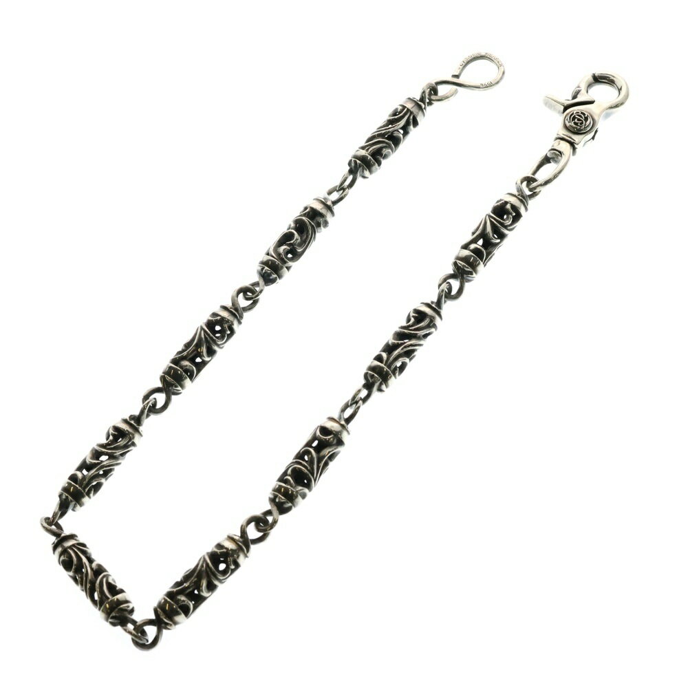 CHROME HEARTS(クロムハーツ) サイズ:ロング ROLLER LONG-S 1クリップ9LINKロングローラー シルバーウォレットチェーン【中古】【...