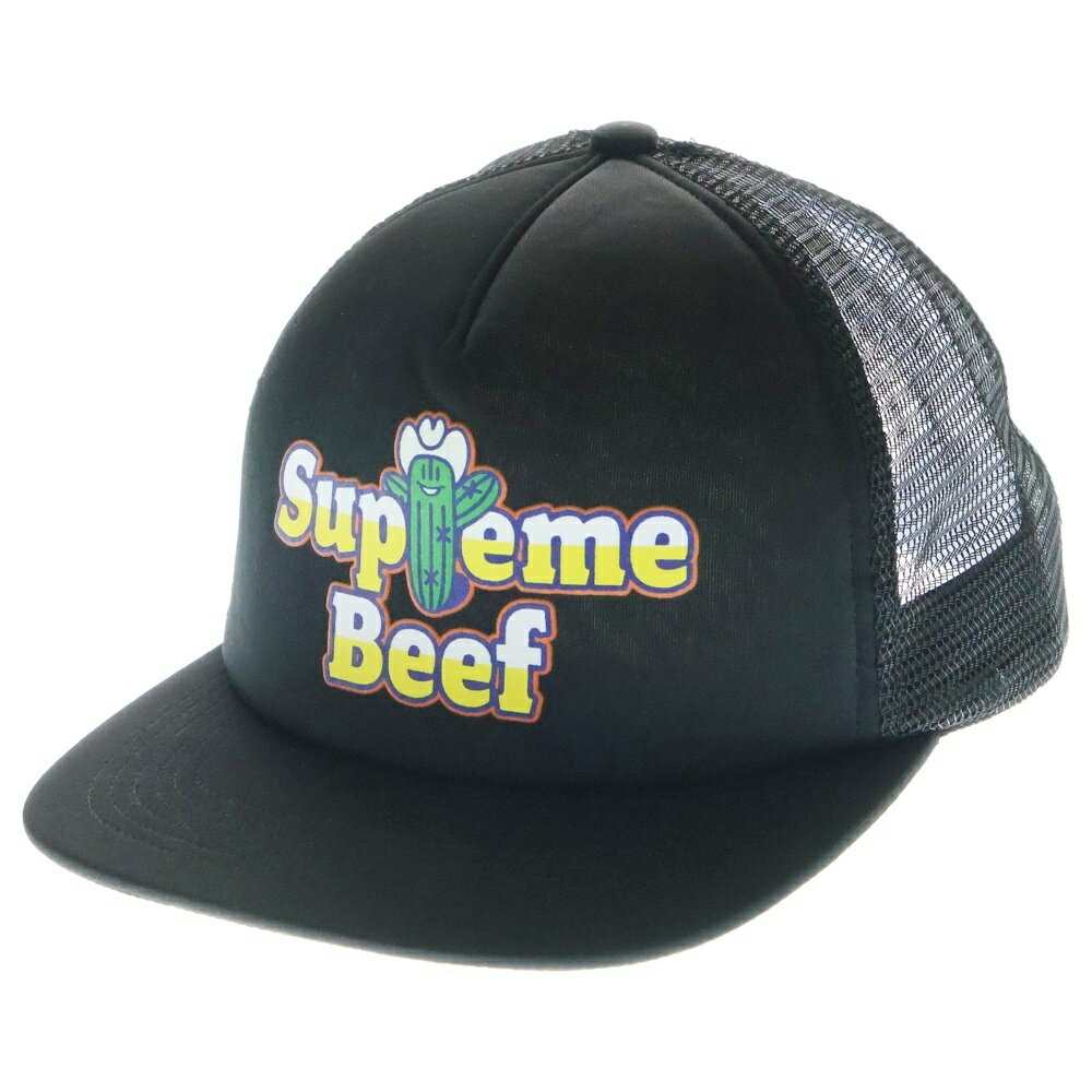 SUPREME(シュプリーム) 25SS Beef Mesh Back 5-Panel ビーフ メッシュ バッグ キャップ 帽子 ブラック【中古】【程度B】【カ...