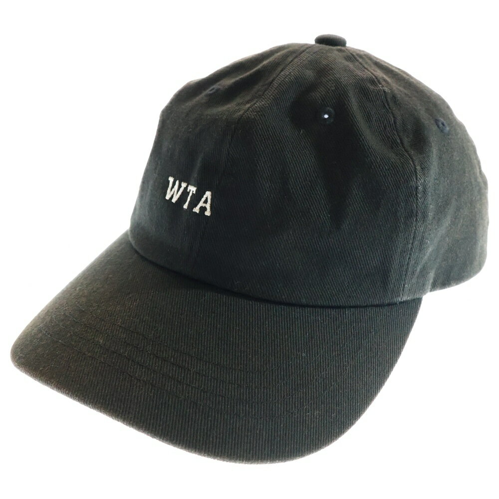WTAPS(ダブルタップス) サイズ:0 23SS WTA Logo Cap 231HCDT-HT05 ロゴ キャップ 帽子 ブラック【中古】【程度A】【カラー...