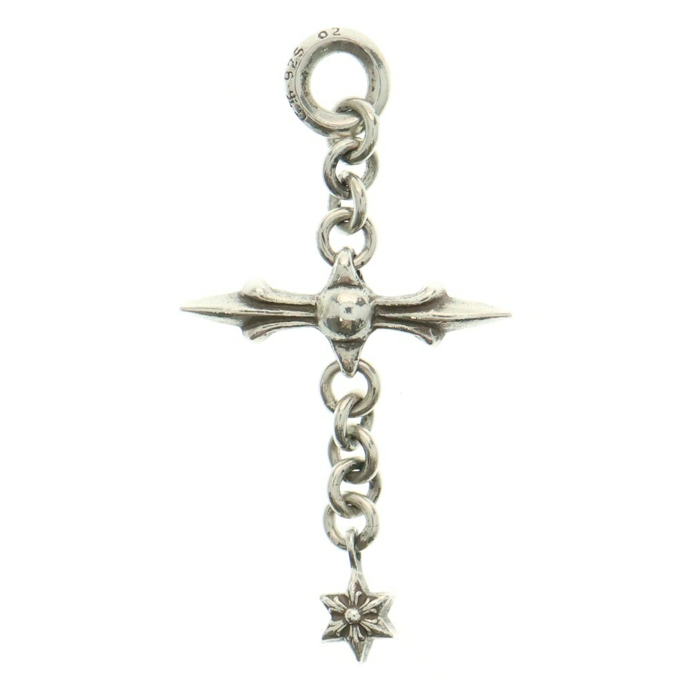 CHROME HEARTS(クロムハーツ) ROLY CROSS ローリークロス チャーム ペンダントトップ シルバー BCA304【中古】【程度B】【カラーシルバー】【取扱店舗渋谷】