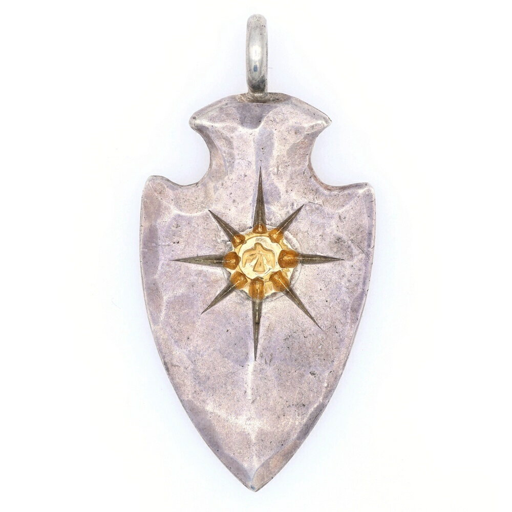 goro's(ゴローズ) メタル付き矢じり大 ペンダントトップ シルバー/ゴールド【中古】【程度B】【カラーシルバー】【取扱店舗OneStyleプロペラ通り店】