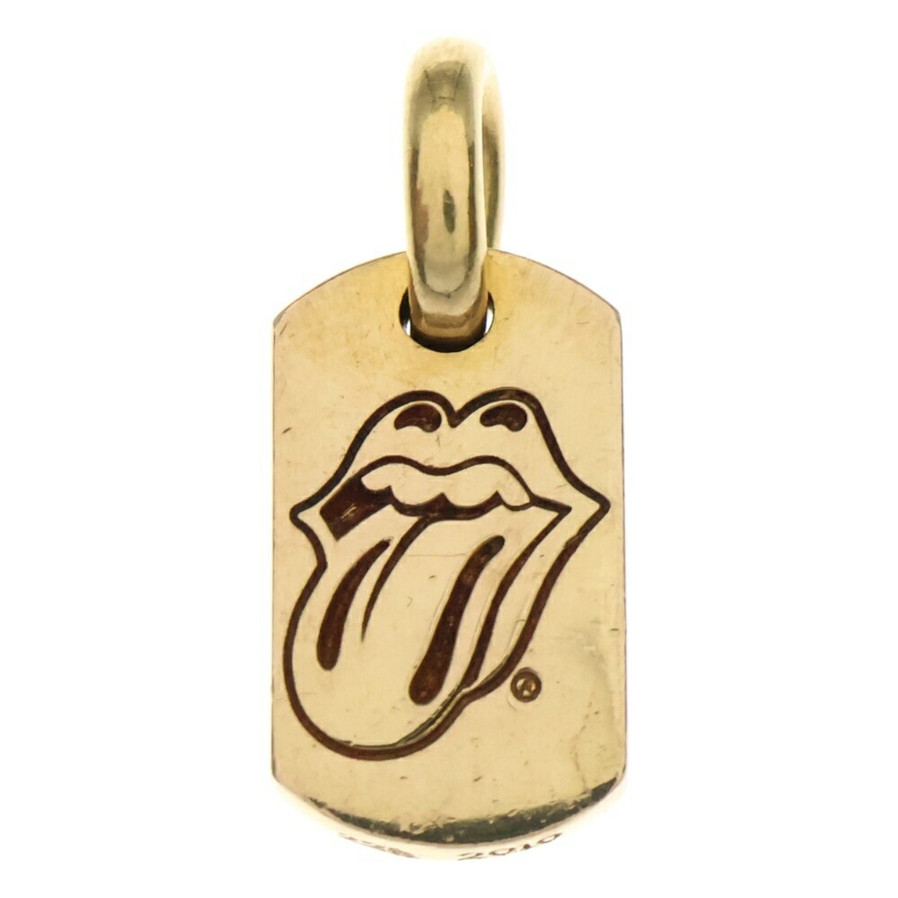 CHROME HEARTS(クロムハーツ) 22K TINY LIPS & TONGUE DOGTAG タイニードッグタグ リップアンドタン ゴ..