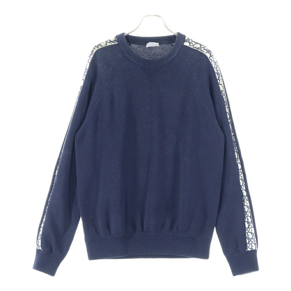 未使用級　クリスチャンディオール ニット　 ネイビー　ロゴ刺繍 M ウール 楽天市場】dior（ニット・セーター｜トップス）：メンズ