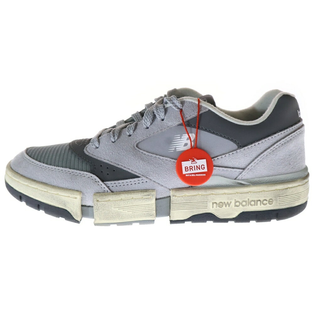 New Balance(ニューバランス) サイズ:26.0cm ×Jaden Smith MSFTSrep 0.01 ジェイデン スミス ミスフィッツレップ 0.01 ダメージ加工ローカットスニーカー グレー US8/26cm CTGSJR【中古】【程度B】【カラーグレー】【取扱店舗BRING福岡天神店】