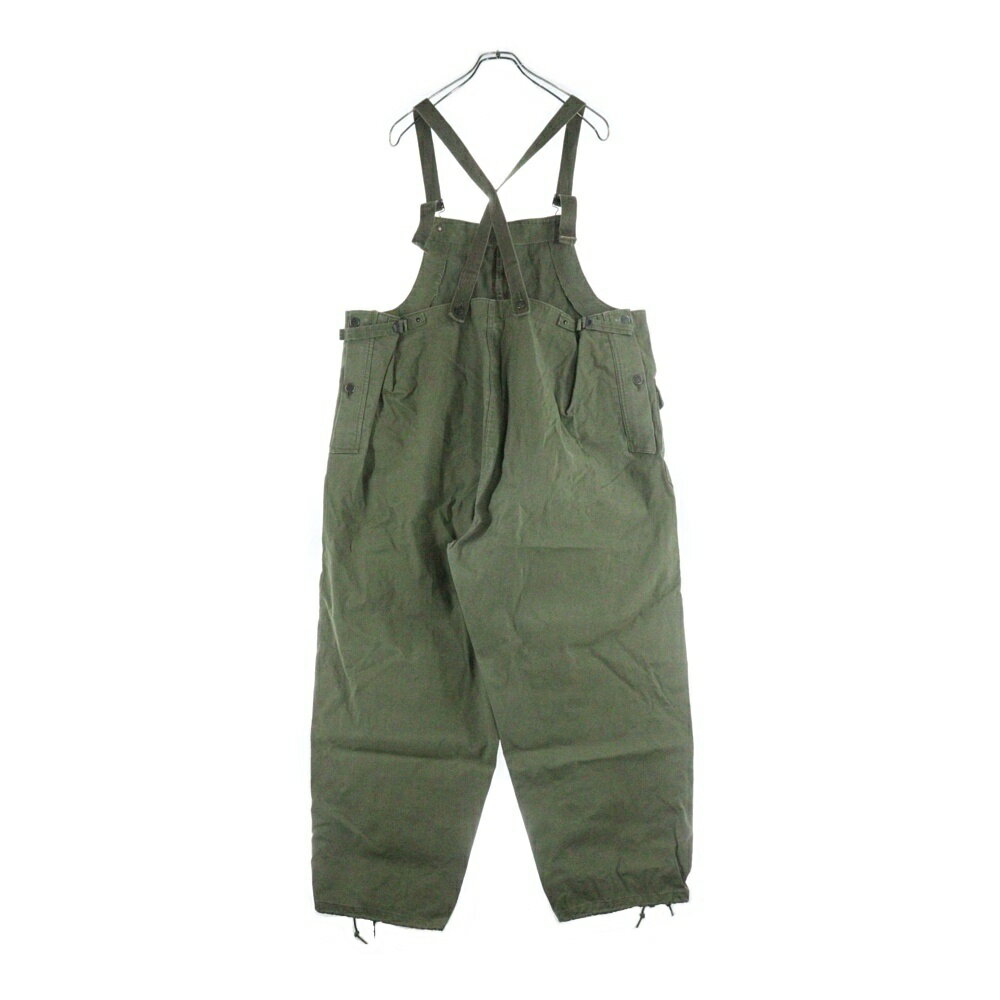 VINTAGE(ヴィンテージ) サイズ:XL 50s USN MILITARY ミリタリー米軍 ウェットウェザーオーバーオールパンツ グリーン【中古】【程度B】【カラーグリーン】【オンライン限定商品】