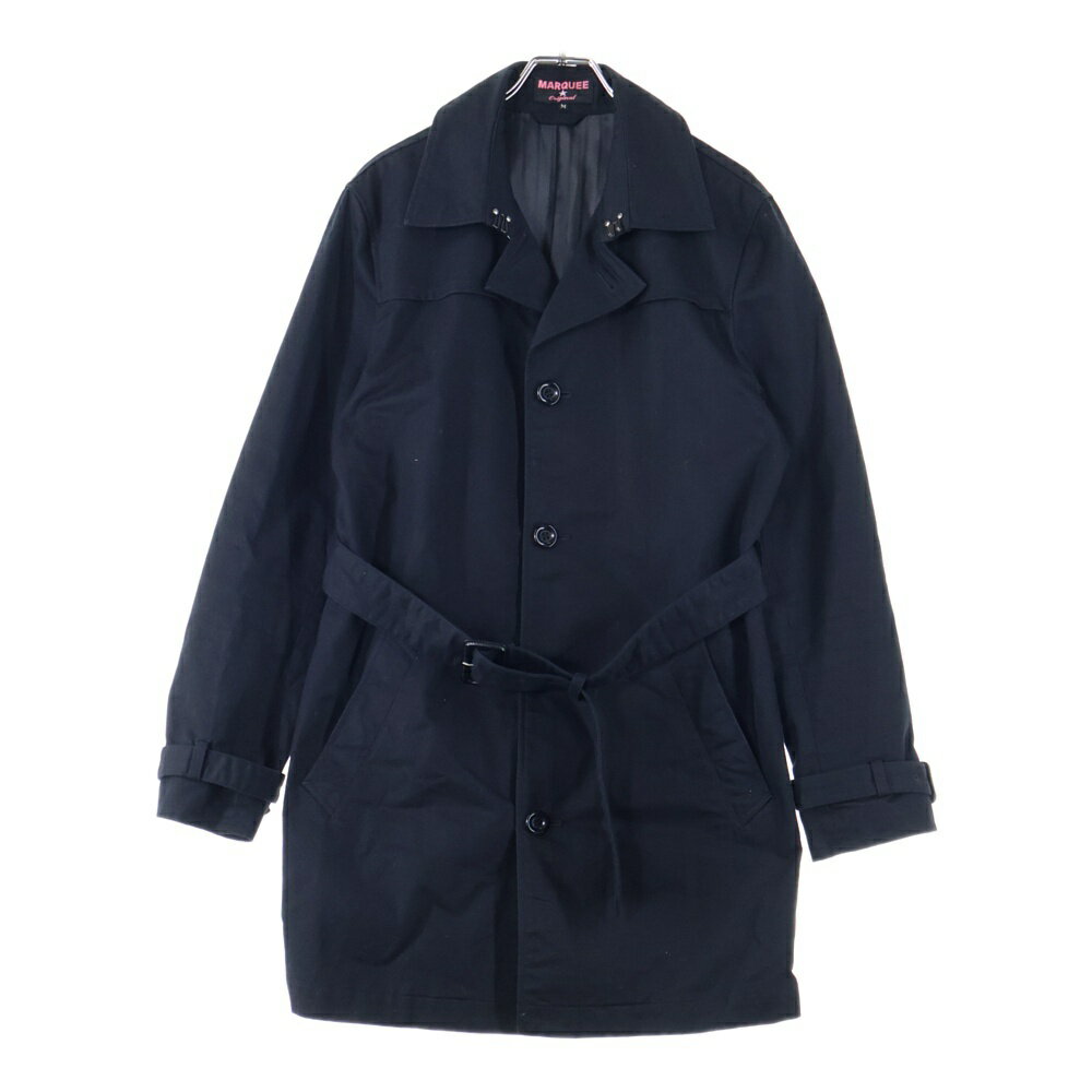 MARQUEE(マーキー)ボタンダウン ロングステンカラーコート ジャケット ブラック ブランド MARQUEE 品名 ボタンダウン ロングステンカラーコート ジャケット ブラック 表記サイズ M サイズガイドはコチラ 実寸 平置き採寸 着丈：85.5センチ 身幅：51.3センチ 肩幅：44センチ 袖丈：62.5センチ 素材表記 画像参照/原産国：日本製 カラー ブラック 商品状態 使用感有り 全体的に毛羽立ち有り 後身頃左上部に汚れ有り 金属部分に変色有り 付属品：写真に写っているものがすべてになります。 備考：- ※撮影されていないダメージがある場合もございます。画像をご用意いたしますので、お気軽にご相談くださいませ。 ※商品本体の状態についての掲載となります。付属品の品質や状態は掲載には含まない場合がございますので、ご不明点がございましたらお問合せくださいませ。 商品番号 9025I240037※お問い合わせの際は、こちらの商品番号をお伝えいただくとスムーズです。 注意事項 ※掲載商品は実店舗等で同時販売しており、欠品になる場合がございます。 恐れ入りますがその際はキャンセルとなりますため、予めご了承くださいませ。 ※原則、お客様都合でのキャンセル・返品はお受けできません。 ≪返品について詳しくはこちらをご覧くださいませ。≫ ご利用の際はショッピングガイドを必ずご一読の上、ご購入へお進みくださいませ。 状態ランク B N 新品～未使用品 新品未開封品になります。 S 新品同様品または試着程度の使用感があります。 A 使用感の少ない比較的状態の良い中古品になります。 B 着用感があり若干の汚れ・ダメージが見受けられる中古品になります。 C 汚れ・ダメージが多数見受けられ難がある中古品になります。 【取扱店舗】 BRING オンラインショップ TEL: 03-6455-0967 このブランドの他の商品を見る