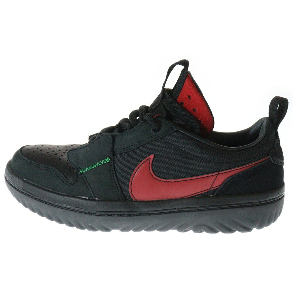 NIKE(ナイキ) サイズ:27.5cm ×GHETTO GASTRO Air Jordan 1 Low REACT FEARLESS ゲットーガストロ エアジョーダン1 リアクト フィアレス ローカットスニーカー US9.5/27.5cm CT6416-001【中古】【程度B】【カラーブラック】【オンライン限定商品】