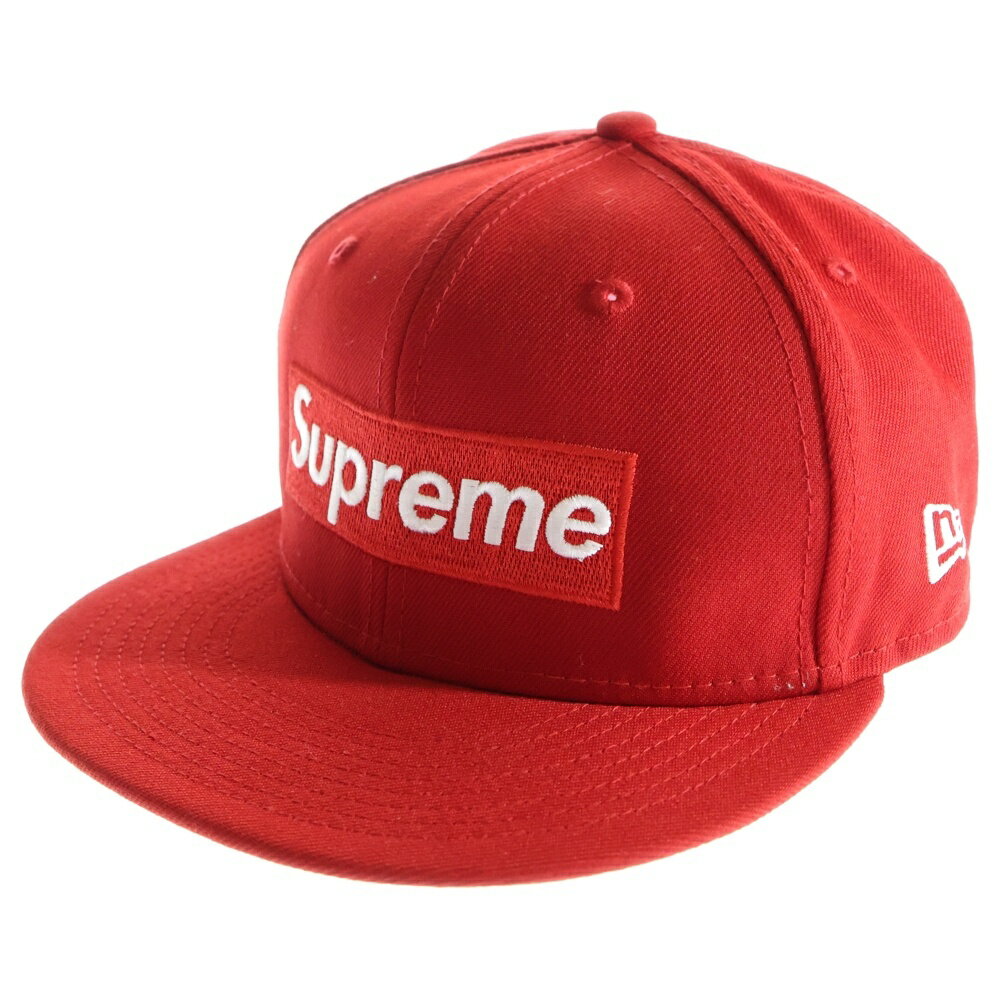 SUPREME(シュプリーム) サイズ:- ×NEW ERA ボックスロゴ ベースボールキャップ レッド G2707272022【中古】【程度A】【カラーレッド...