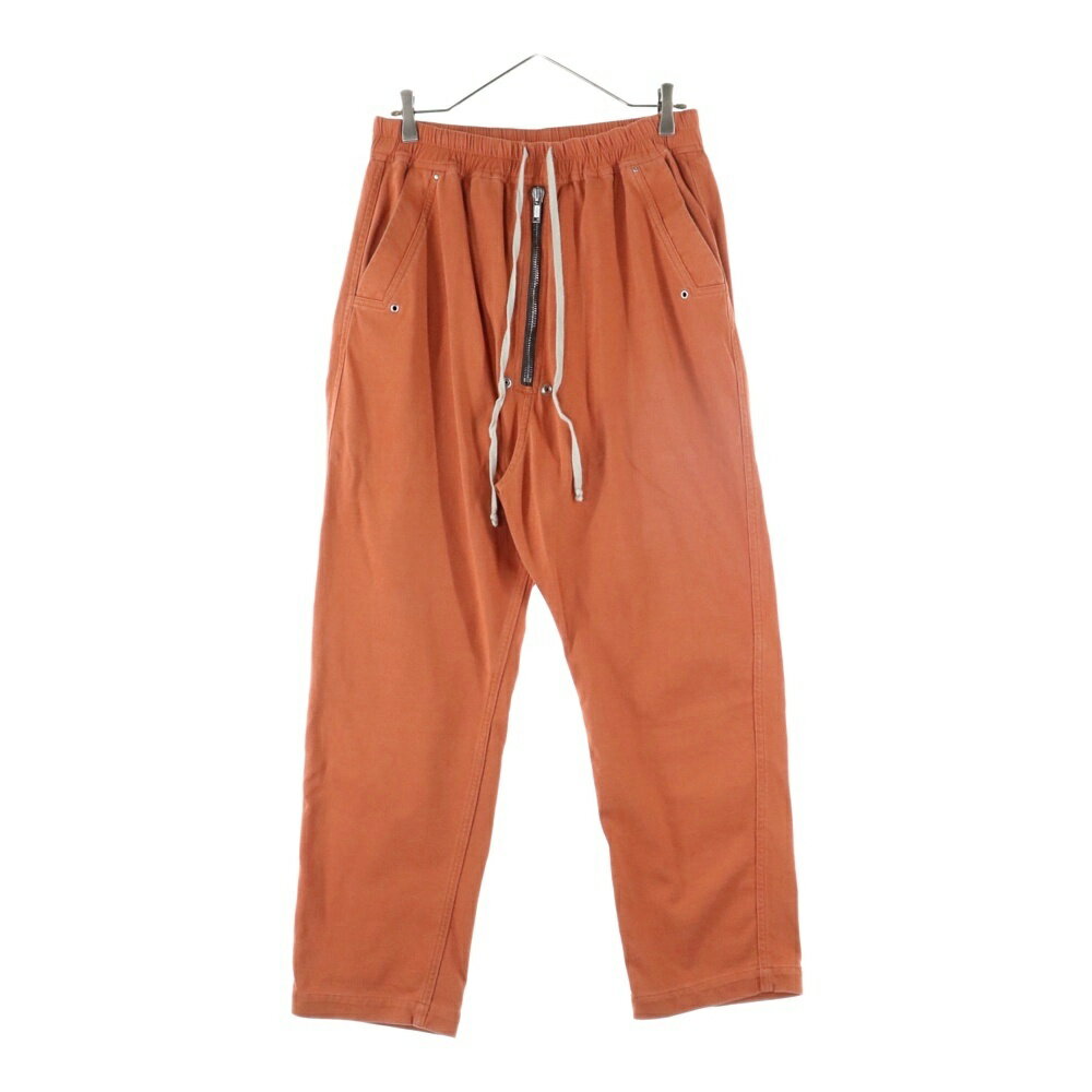 Rick Owens(リックオウエンス) サイズ:48 22AW STROBE BELA PANTS ドローストリングベラパンツ オレン..