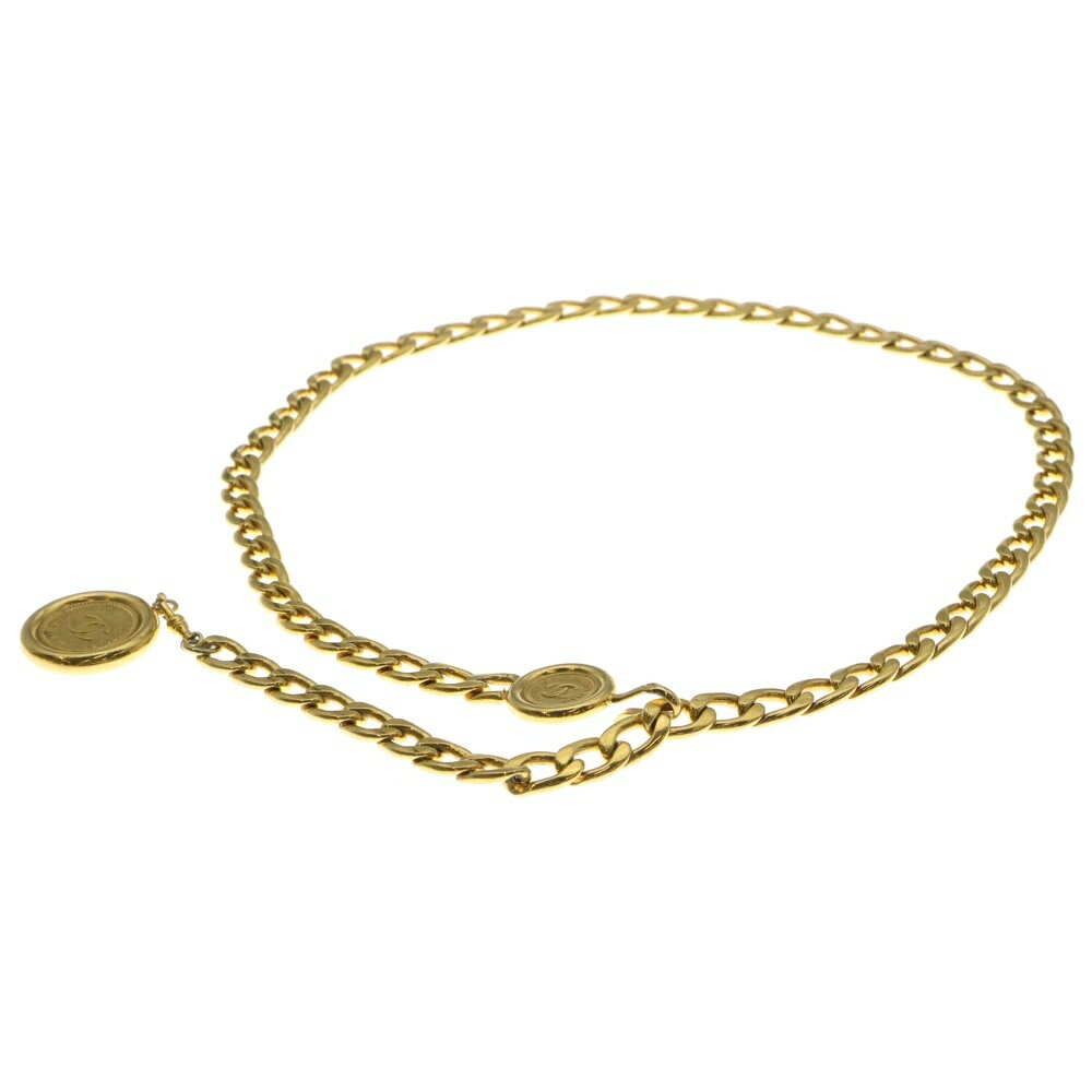 CHANEL(シャネル) サイズ:- ココマーク チェーンベルト ゴールド GP ラウンド チェーン【中古】【程度B】【カラーゴールド】【取扱店舗BRING心斎橋店】