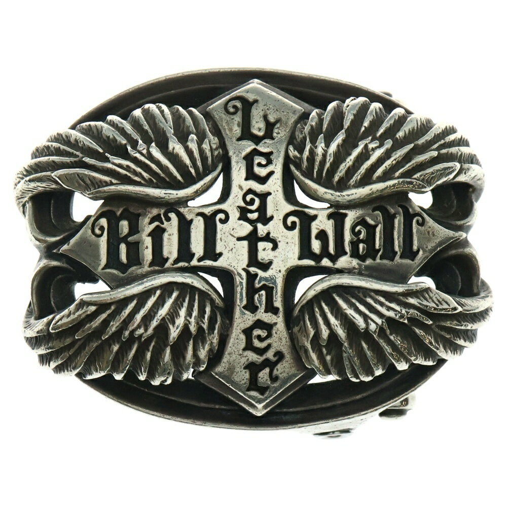 Bill Wall Leather/BWL(ビルウォールレザー) クロス ウィングモチーフ ベルト バックル シルバー【中古】【程度B】【カラーシルバー】【取扱店舗OneStyle名古屋パルコ店】