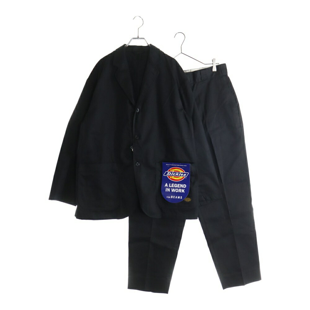 Dickies(ディッキーズ) サイズ:M 20SS × TRIPSTER × BEAMS トリップスター ビームス 2B テーラードジャケット トラウザーパンツ セットアップ スーツ ブラック 194M10BM02/194M40BM02【新古品/中古】【程度S】【カラーブラック】【取扱店舗BRING心斎橋店】