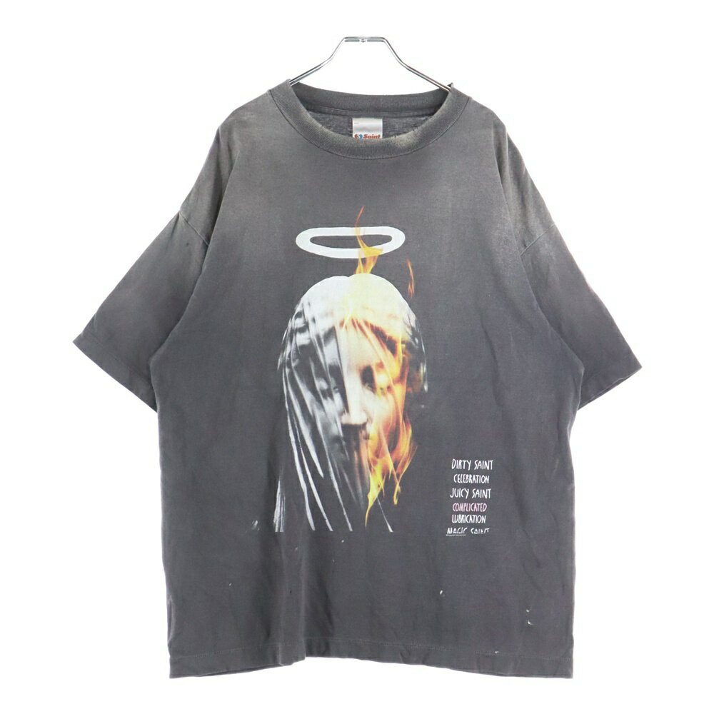 SAINT MICHAEL(セントマイケル) サイズ:L 25SSTEE DEVIL DADDY 半袖Tシャツ カットソー グレー SM-HR8-0000-002【中古】【程度B】【カラーグレー】【取扱店舗AWESOME名古屋店】のサムネイル