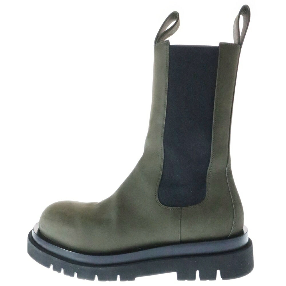 新品未使用　Bottega サイドゴアブーツ 黒/緑　37 24cm 中古・古着通販】BOTTEGA VENETA (ボッテガベネタ) サイドゴア