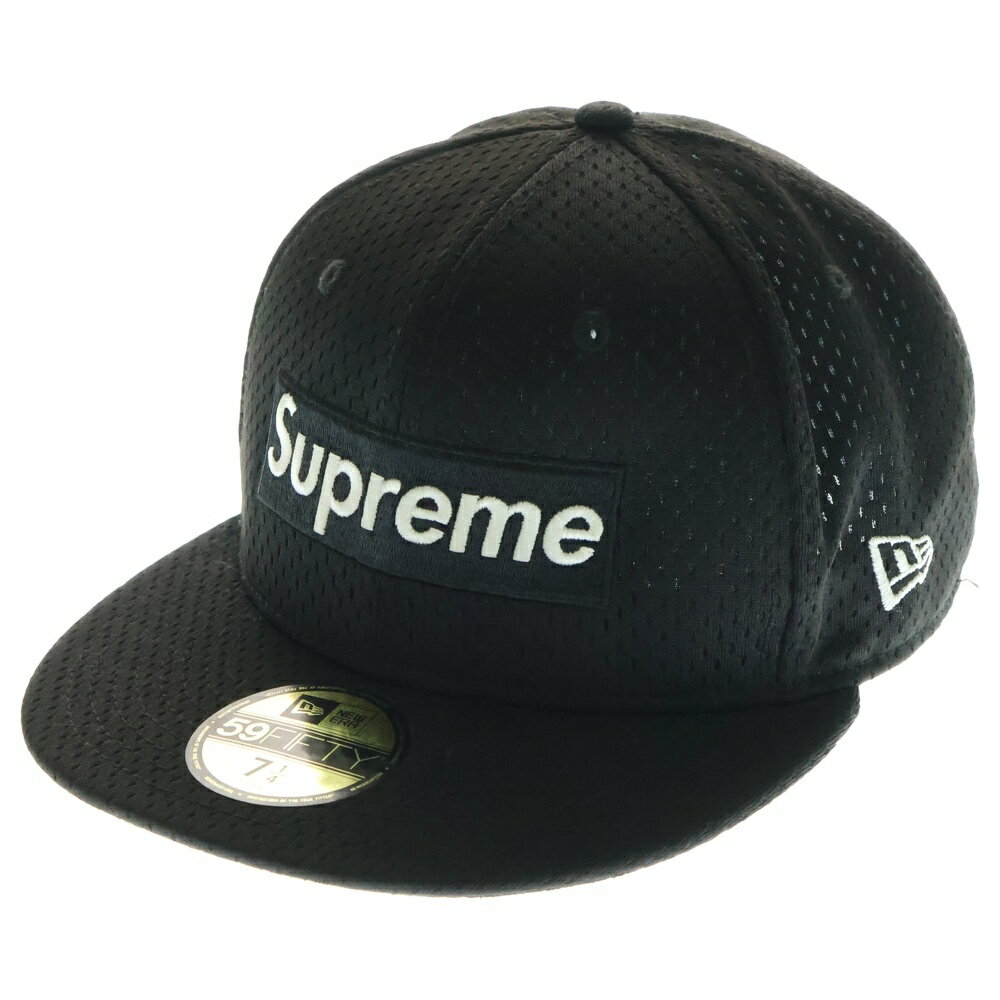 SUPREME(シュプリーム) サイズ:7 1/4 ×NEWERA 20 World Famous 18 ニューエラ ワールドフェイマス キャップ 帽子 ブラッ...