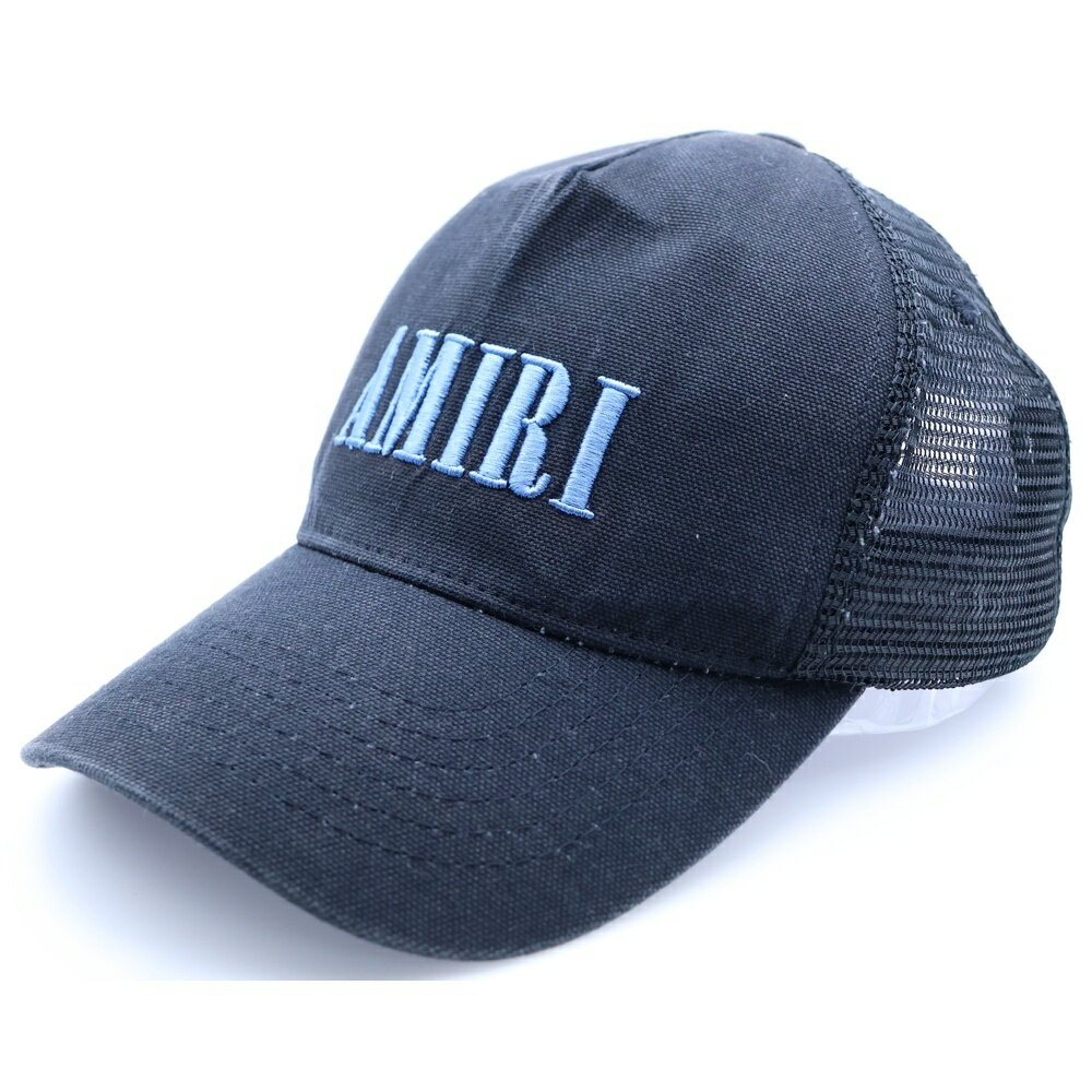 AMIRI(アミリ) CORE LOGO TRUCKER CAP ロゴ刺繍トラッカーキャップ 帽子 ブラック【中古】【程度B】【カラーブラック】【取扱店舗BRI...