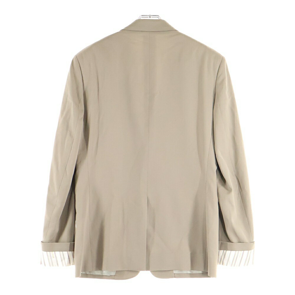 DIOR(ディオール) サイズ:46 ノッチドラペル 2B テーラードジャケット スラックスパンツ セットアップスーツ ベージュ 113C293A4739/033C114C4739【中古】【程度B】【カラーベージュ】【取扱店舗新宿】