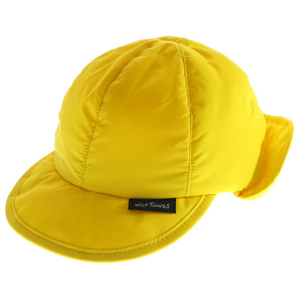 WILD THINGS(ワイルドシングス) サイズ:F Padding Cap パディングキャップ ナイロン中綿キャップ WT22112TJ イエロー【新古品/...