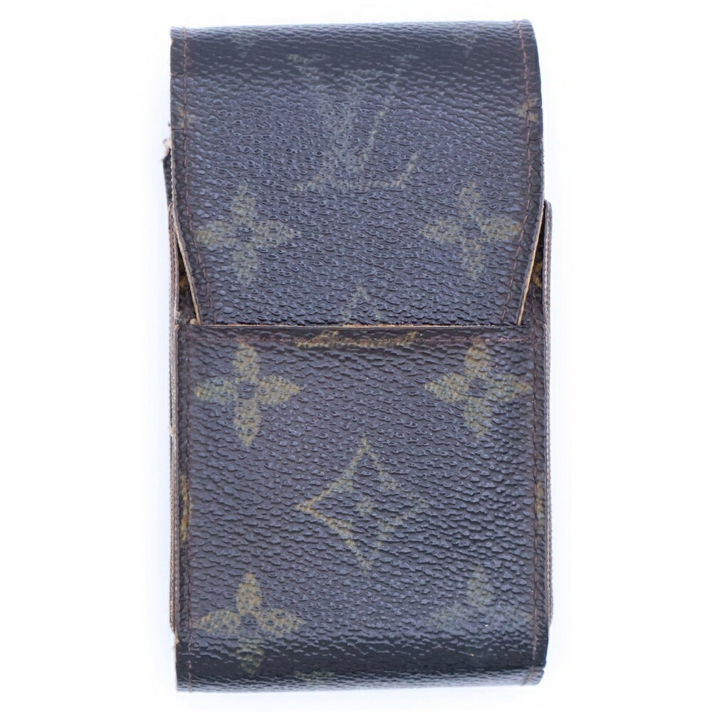 LOUIS VUITTON(ルイヴィトン) シガレットケース モノグラム PVC ポーチ ブラウン M63024【中古】【程度B】【カラーブラウン】【オンライン限定商品】