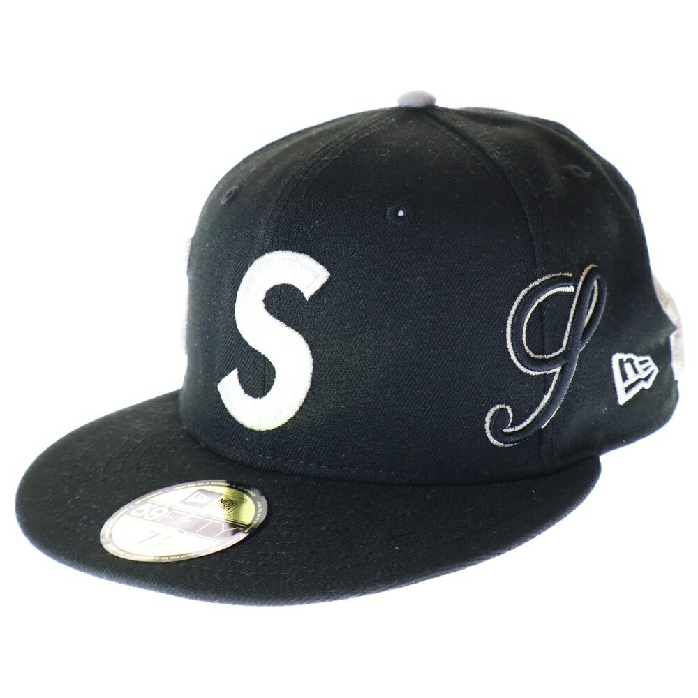 SUPREME(シュプリーム) サイズ:7 1/2 25SS ×NEW ERA Multi S Logo ニューエラ マルチ エス ロゴ キャップ 帽子 ブラッ...