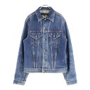 CHROME HEARTS(クロムハーツ) サイズ:S × LEVI'S × リーバイス ビッグE デニムジャケット インディゴ【中古】【程度B】【カラーブルー...