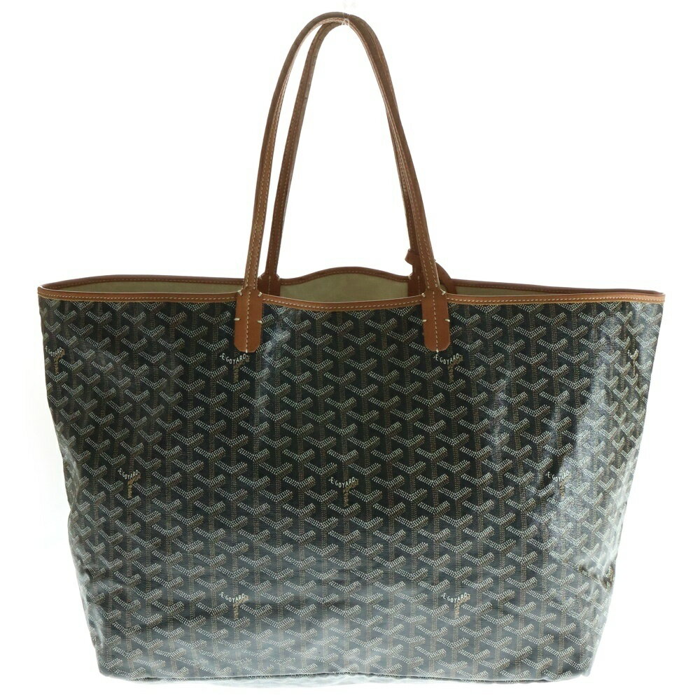 GOYARD(ゴヤール) サイズ:GM サンルイGM ポーチ付PVCトートバッグ ブラウン/ブラック【中古】【程度B】【カラーブラウン】【取扱店舗AWESOME高円寺店】