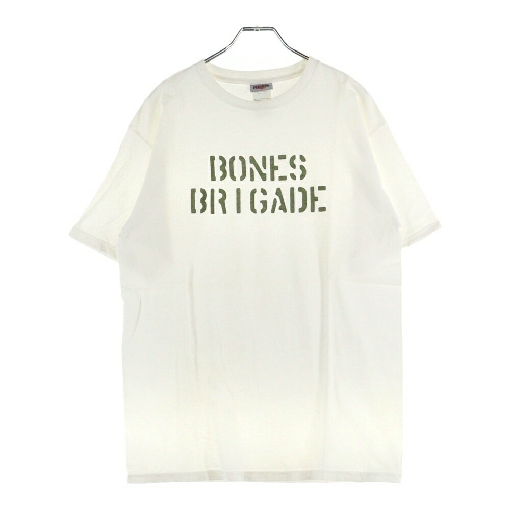 POWELL PERALTA(パウエルペラルタ) サイズ:M the POOL aoyama限定 BONES BRIGADE ボーンズブリゲード Tシャツ ホワイト【中古】【程度B】【カラーホワイト】【取扱店舗BRING THRIFT CLOSET 幕張店】