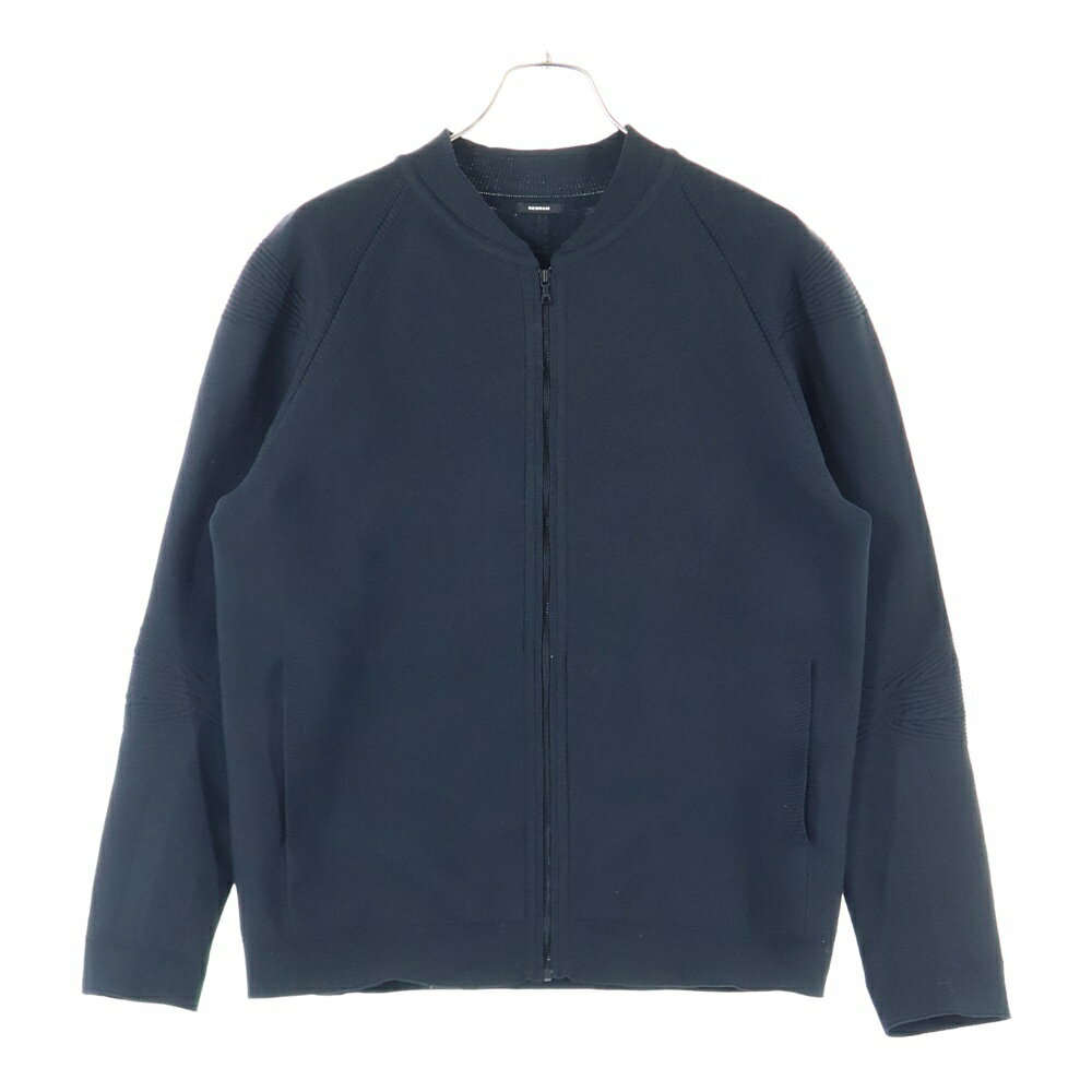 DENHAM(デンハム) サイズ:S WHOLEGARMENT BLOUSON ホールガメントニットブルゾンジャケット ブラック 27190-3-71501【中古】【程度B】【カラーブラック】【オンライン限定商品】